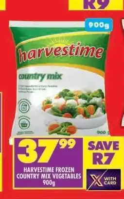Shoprite HARVESTIME FROZEN COUNTRY MIX VEGETABLES 900g offer