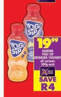 Shoprite Danone Yogi-Sip Drinking Yoghurt offer