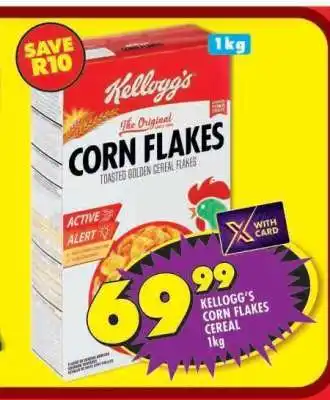 Shoprite Kellogg's Corn Flakes Cereal 1kg offer
