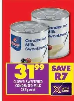 Shoprite Clover Sweetened Condensed Milk offer