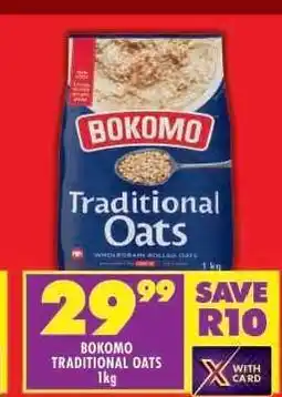 Shoprite Bokomo Traditional Oats 1kg offer