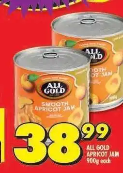 Shoprite ALL GOLD Apricot Jam offer