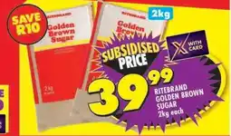 Shoprite RITEBRAND GOLDEN BROWN SUGAR offer