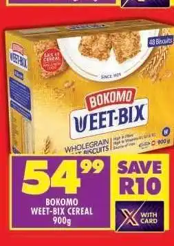 Shoprite Bokomo Weet Bix Cereal-900g offer