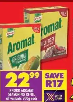 Shoprite KNORR AROMAT SEASONING REFILL offer