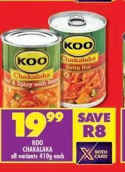 Shoprite KOO CHAKALAKA offer