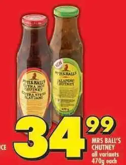 Shoprite MRS BALL'S CHUTNEY offer