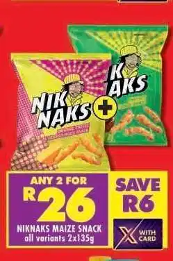 Shoprite NikNaks Maize Snack offer