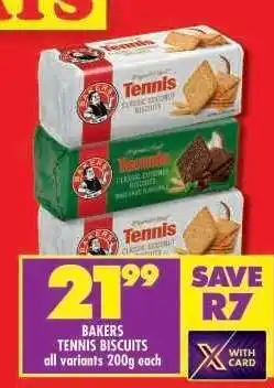 Shoprite Bakers Tennis Biscuits offer