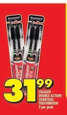Shoprite COLGATE Double Action / Charcoal Toothbrush offer