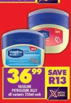 Shoprite VASELINE Petroleum Jelly offer