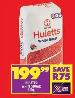 Shoprite Huletts White Sugar 10kg offer