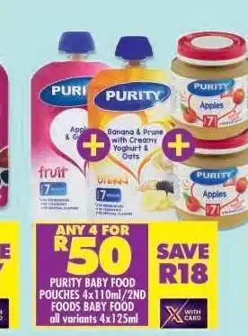 Shoprite Purity Baby Food offer