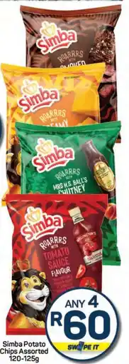 Pick n Pay Hypermarket SIMBA Potato Chips Assorted offer