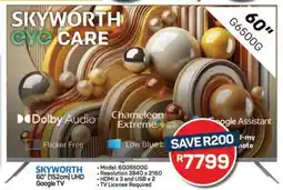 Pick n Pay Hypermarket SKYWORTH 60 (152cm) UHD Google TV offer