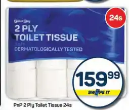 Pick n Pay Hypermarket PnP 2 Ply Toilet Tissue 24s offer
