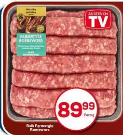 Pick n Pay Hypermarket Bulk Farmstyle Boerewors offer