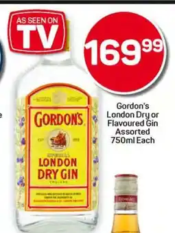 Pick n Pay Hypermarket Gordon's London Dry or Flavoured Gin offer