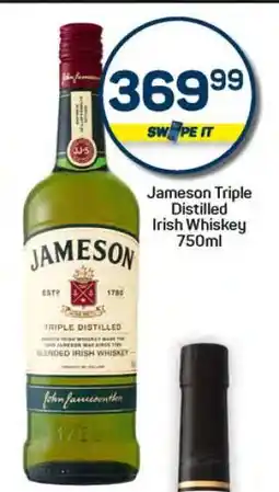 Pick n Pay Hypermarket Jameson Triple Distilled Irish Whiskey offer