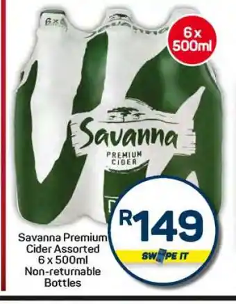 Pick n Pay Hypermarket Savanna Premium Cider Assorted offer