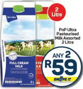 Pick n Pay Hypermarket PnP Ultra Pasteurised Milk Assorted offer