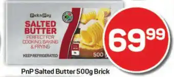 Pick n Pay Hypermarket PnP Salted Butter 500g Brick offer
