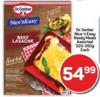 Pick n Pay Hypermarket Dr. Oetker Nice 'n Easy Beef Lasagne offer