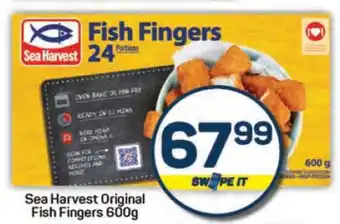 Pick n Pay Hypermarket Sea Harvest Original Fish Fingers 600g offer