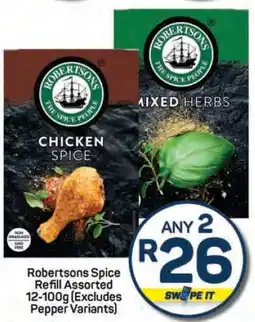 Pick n Pay Hypermarket Robertsons Spice Refill Assorted offer