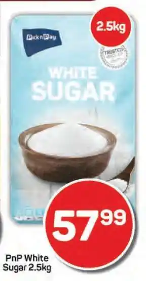 Pick n Pay Hypermarket PnP White Sugar 2.5kg offer