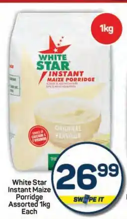 Pick n Pay Hypermarket WHITE STAR INSTANT MAIZE PORRIDGE offer