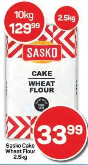 Pick n Pay Hypermarket Sasko Cake Wheat Flour 2.5kg offer