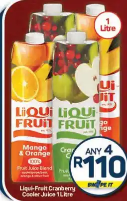 Pick n Pay Hypermarket Liqui-Fruit Cranberry Cooler Juice 1 Litre offer