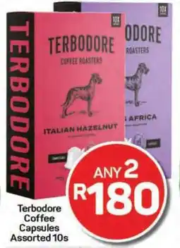 Pick n Pay Hypermarket Terbodore Coffee Capsules Assorted 10s offer