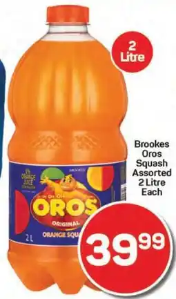 Pick n Pay Hypermarket Brookes Oros Squash Assorted offer