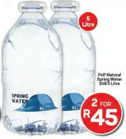 Pick n Pay Hypermarket PnP Natural Spring Water offer