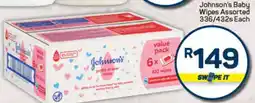 Pick n Pay Hypermarket Johnson's Baby Wipes Assorted offer