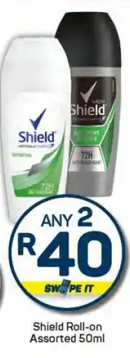 Pick n Pay Hypermarket Shield Roll On Assorted 50ml offer