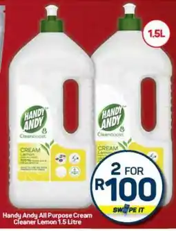 Pick n Pay Hypermarket Handy Andy All Purpose Cream Cleaner Lemon 1.5 Litre offer