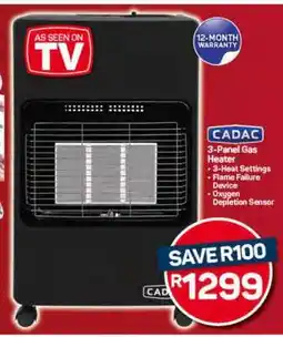 Pick n Pay Hypermarket CADAC 3-Panel Gas Heater offer