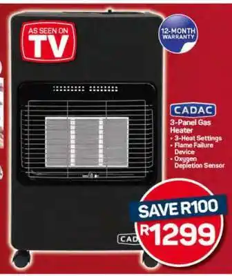 Pick n Pay Hypermarket CADAC 3-Panel Gas Heater offer