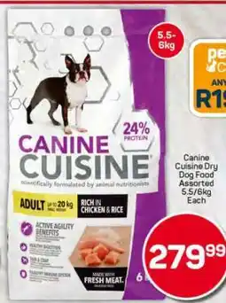 Pick n Pay Hypermarket Canine Cuisine Dry Dog Food offer