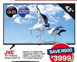 Pick n Pay Hypermarket JVC 43 Smart QLED TV offer
