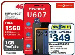 Pick n Pay Hypermarket Hisense U607 8GB offer