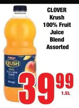 Boxer Clover Krush 100% Fruit Juice Blend Assorted offer