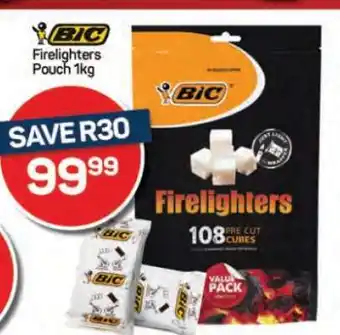 Pick n Pay Hypermarket BIC Firelighters Pouch 1kg offer