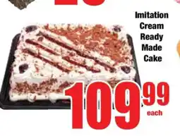 Boxer Imitation Cream Ready Made Cake offer
