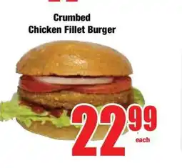 Boxer Crumbed Chicken Fillet Burger offer