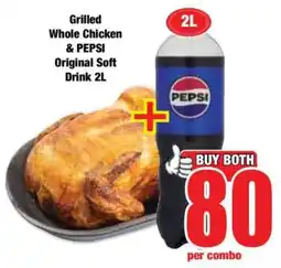 Boxer Grilled Whole Chicken & PEPSI Original Soft Drink 2L offer