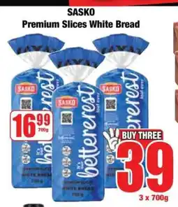 Boxer Sasko Premium Slices White Bread offer